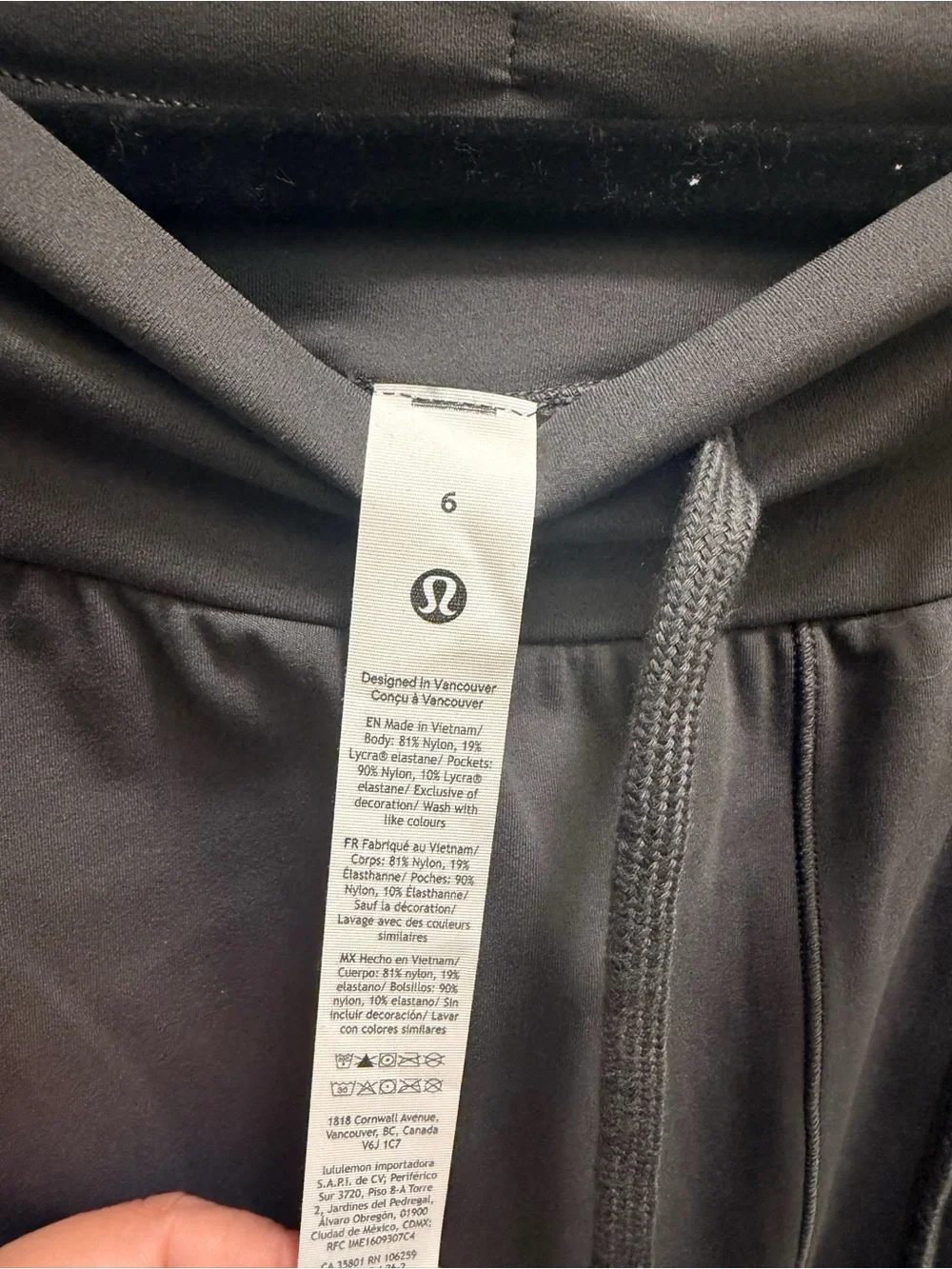 lululemon athletica Black Drawstring Jogger Pants